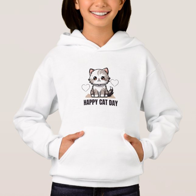 Camiseta Feliz Dia do Gato (Frente)