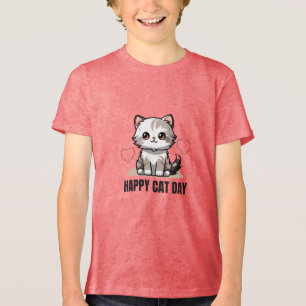 Camiseta Feliz Dia do Gato