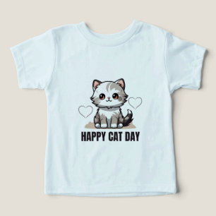 Camiseta Feliz Dia do Gato