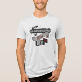 Camiseta Feliz Dia do Gestor Obrigatório de Amor Dia dos Na