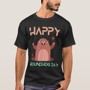 Camiseta Feliz Dia do Groundhog 2025 Amantes Fantasia Engra