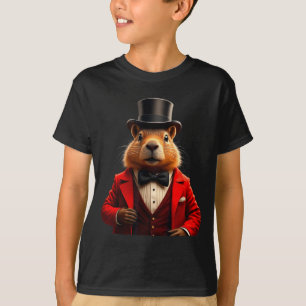 Camiseta Feliz Dia do Groundhog 2025 Groundhog Cavalheiro C