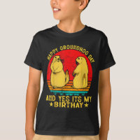Feliz Dia do Groundhog 2025 Marmota Retro Engraçad