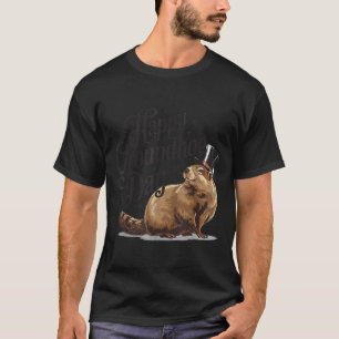 Camiseta Feliz Dia do Groundhog Dia do Ground Hog Fantasia