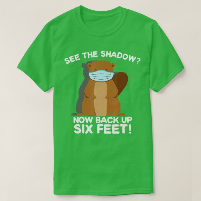 Camiseta Feliz Dia do Groundhog Punxsutawney Phil Quarantin (Frente do Design)
