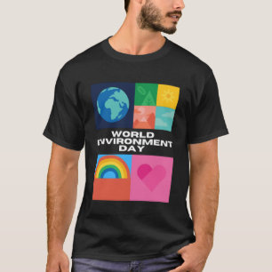 Camiseta Feliz Dia do Meio Ambiente Nosso Planeta