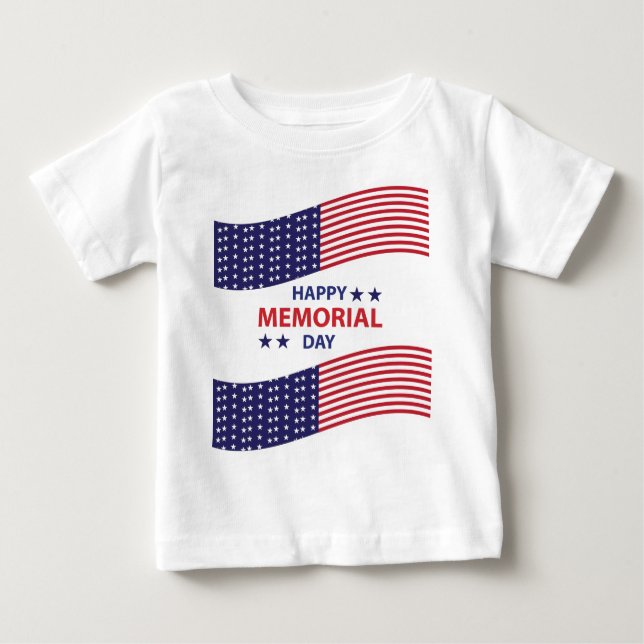 Camiseta Feliz Dia do Memorial (Frente)
