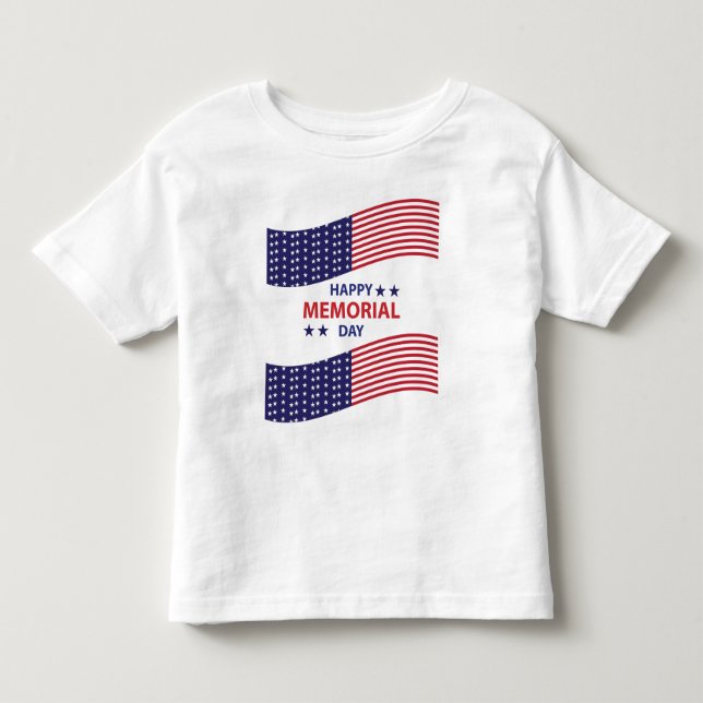 Camiseta Feliz Dia do Memorial (Frente)