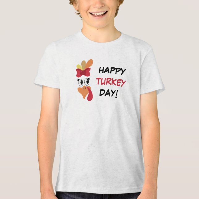 Camiseta Feliz dia do peru (Frente)