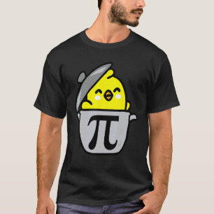 Camiseta Feliz Dia do Pi Frango Engraçado Torta 3 14 Ciênci