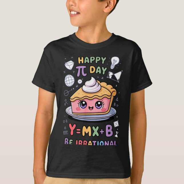 Camiseta Feliz Dia Do Pi Pizza Matemática Nerd Engraçado Pr (Frente)