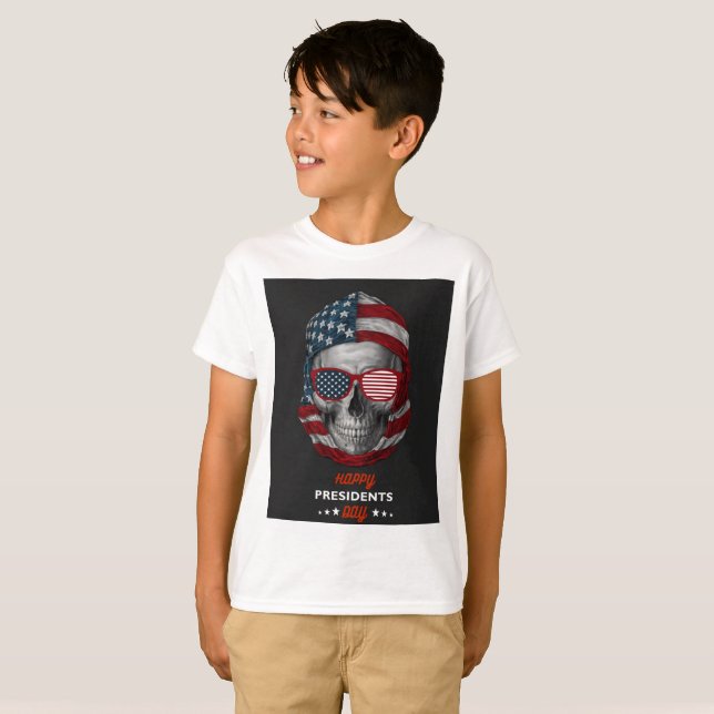 Camiseta Feliz Dia do Presidente (Frente Completa)