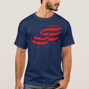 Camiseta Feliz Dia do Trabalho 2022 Águia EUA Bandeira Amér