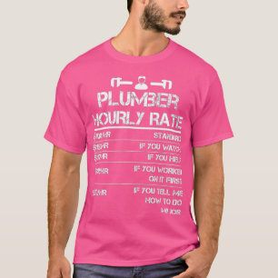 Camiseta Feliz Dia do Trabalho Engraçado Canalizador Engraç