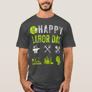 Camiseta Feliz Dia do Trabalho para Trabalhadores da União 