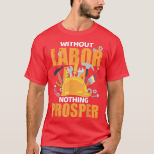 Camiseta Feliz Dia do Trabalho União Orgulhosa Feriado do D