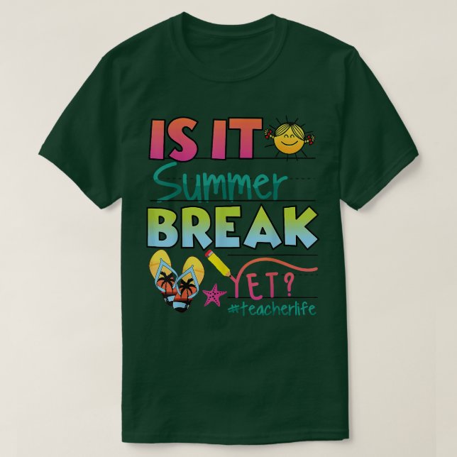 Camiseta Feliz Dia do Último Colégio - Será que ainda é uma (Frente do Design)