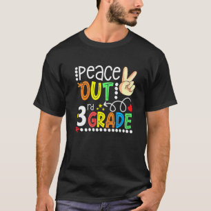 Camiseta Feliz Dia do Último Dia do 3º Ano do Paz Gr