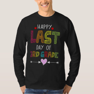 Camiseta Feliz Dia do Último Estudante do 3º Ano da Escola