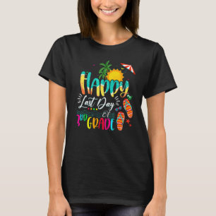 Camiseta Feliz Dia do Último Estudante do 3º Ano da Escola 