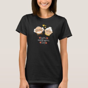 Camiseta Feliz Dia Dos Avós Para A Família