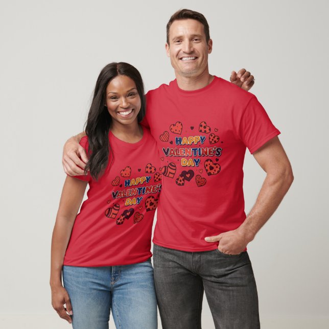 CAMISETA FELIZ DIA DOS NAMORADOS (Unissex)