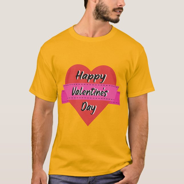 Camiseta Feliz Dia dos Namorados (Frente)