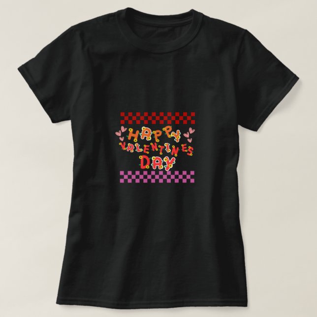 Camiseta Feliz Dia dos Namorados (Frente do Design)