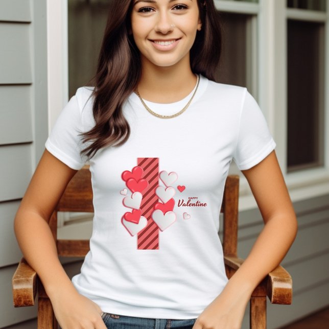 Camiseta Feliz Dia dos Namorados (Criador carregado)