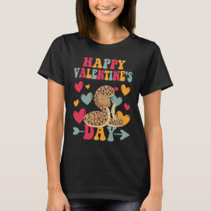 Camiseta Feliz Dia dos Namorados Ball Python Heart Groovy