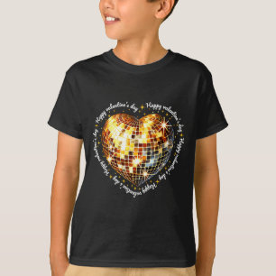 Camiseta Feliz Dia dos Namorados Comédia Ouro Coquette Disc