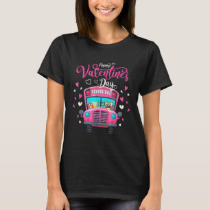 Camiseta Feliz Dia dos Namorados da Funny Ows School Bus Dr