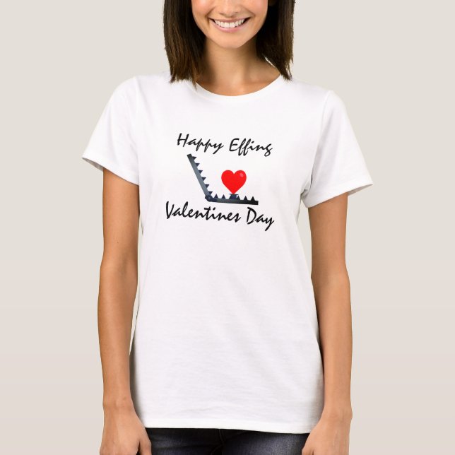 Camiseta Feliz Dia dos Namorados dos Infernos (Frente)