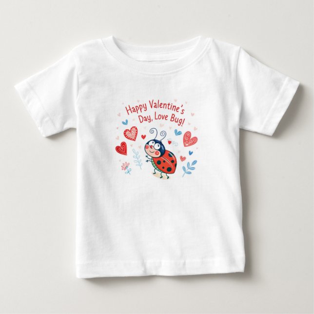 Camiseta Feliz Dia dos Namorados, Love Bug! (Frente)