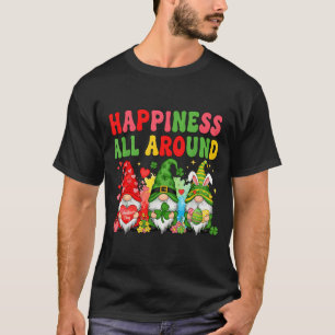 Camiseta Feliz Dia dos Namorados St Patrick Páscoa Feliz Fe