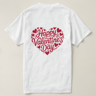 Camiseta Feliz Dia dos Namorados Tipografia do Coração – Am