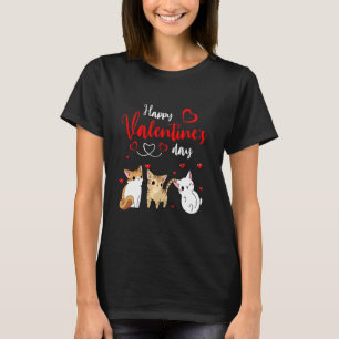 Camiseta Feliz Dia dos Namorados Três Lindos Três Gatos Don
