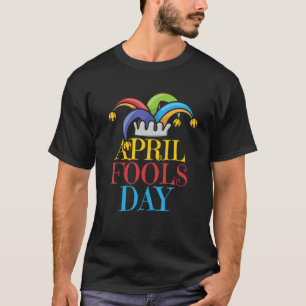 Camiseta Feliz Dia dos Padrões de Abril Para Crianças Piada