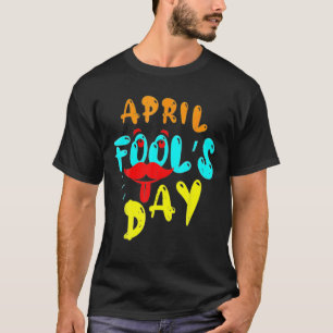 Camiseta Feliz Dia dos Padrões de Abril Para Crianças Piada