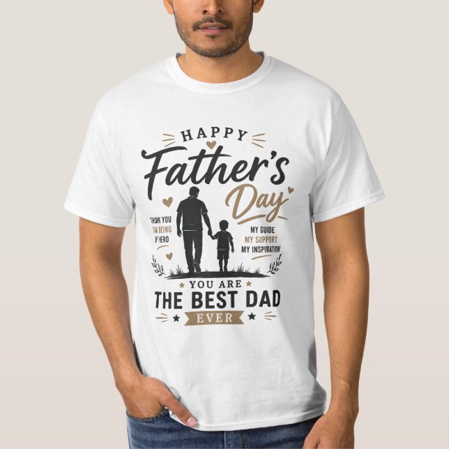 Camiseta Feliz Dia dos Pais (Frente)