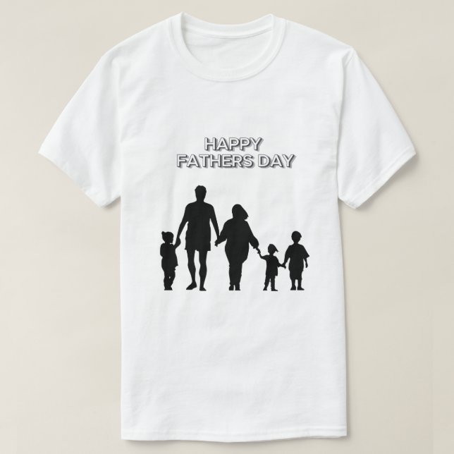 Camiseta Feliz dia dos pais (Frente do Design)