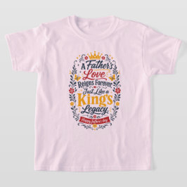 Camiseta Feliz Dia dos Pais Legado do Rei