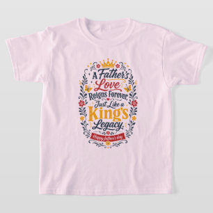 Camiseta Feliz Dia dos Pais Legado do Rei