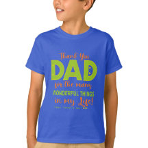Camiseta Feliz Dia dos Pais Obrigado Papai