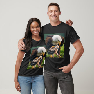 Camiseta Feliz Dia dos Pais Pai Americano Como uma Águia