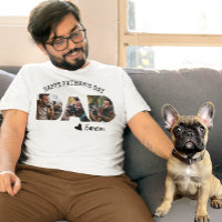 Feliz Dia dos Pais Papai Da Foto Da Cadela Modelo