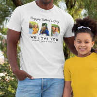 Feliz Dia dos Pais Papai Foto Nós Amamos Você