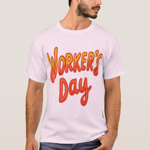 Camiseta Feliz Dia dos Trabalhadores
