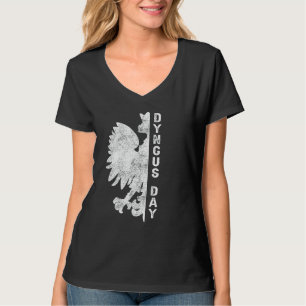 Camiseta Feliz Dia Dyngus Polska águia branca polonesa
