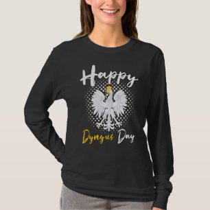Camiseta Feliz Dia Dyngus Polska Águia Branca Polonesa Pres